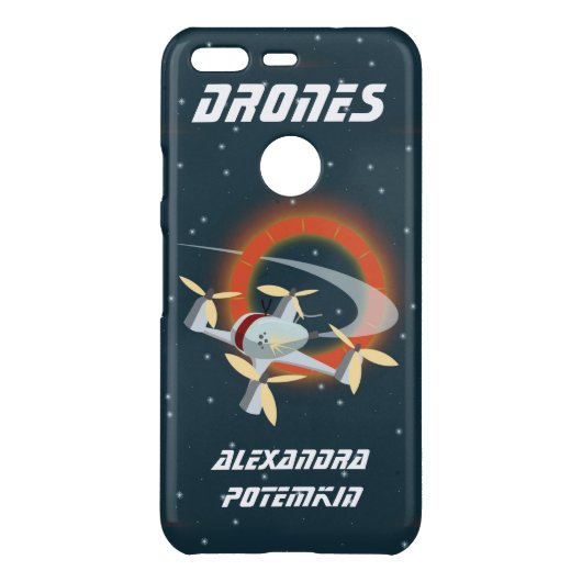 Drone Racing Uncommon Google Pixel Case (Back)