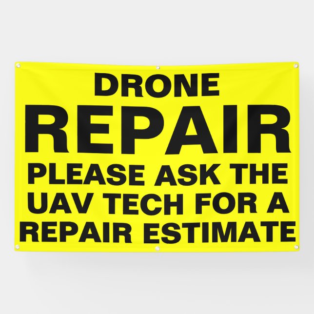 Drone Repair™ Banner (Customize It!) (Horizontal)