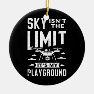 Drone s For Men Kids FPV Pilot Multicopter Boy  Ceramic Ornament