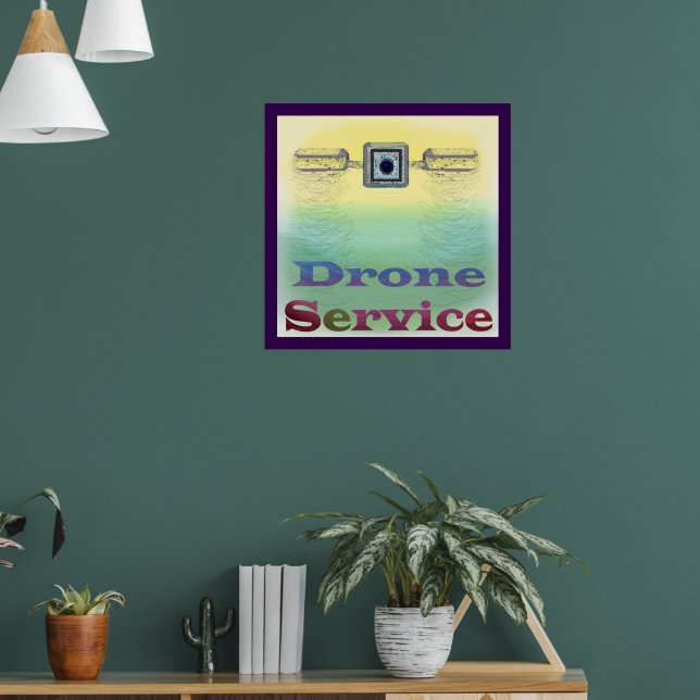 Drone Service Poster (Living Room 1)