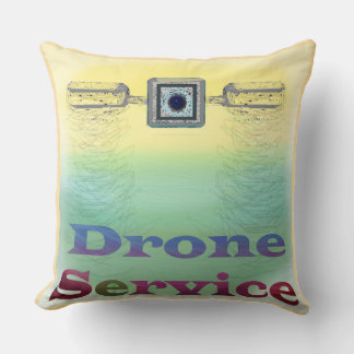 Drone Service  Throw Pillow