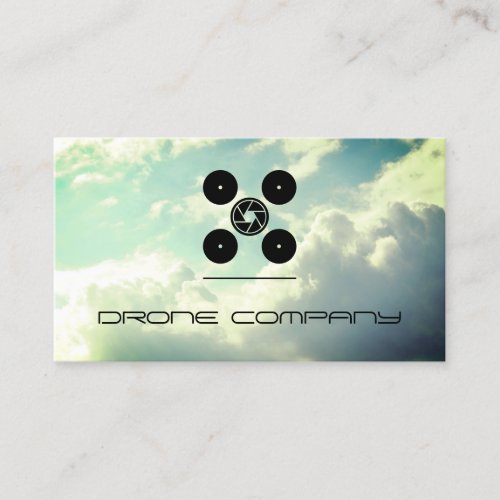 Drone services inspired  business card