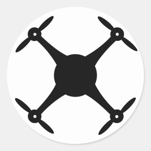 Drone Sticker round