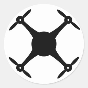 Drone Sticker (round)