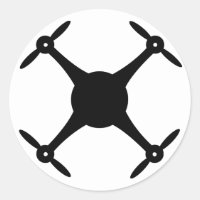 Drone Sticker (round)