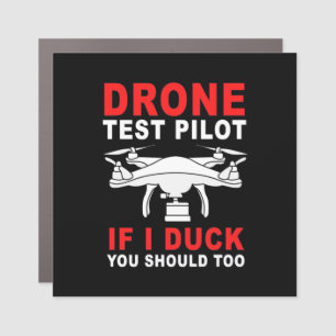 Drone Test Pilot Car Magnet