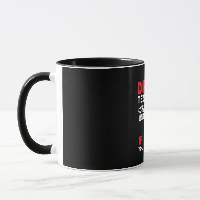 Drone Test Pilot Mug (Left)