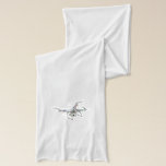 Drone white scarf<br><div class="desc">Drone white scarf</div>