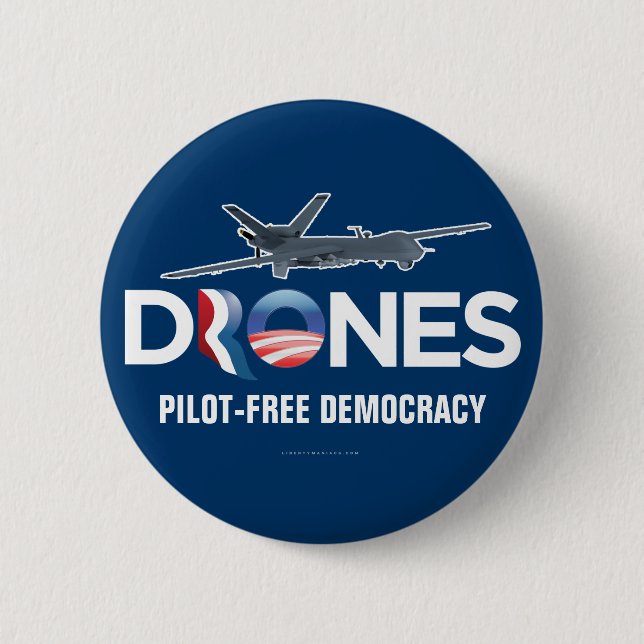Drones 2012 Button (Front)