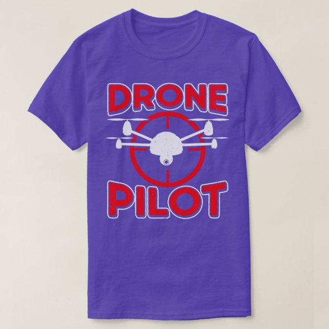 Drones Drone Pilot Drone Lovers Rc Quadcopters  T-Shirt (Design Front)