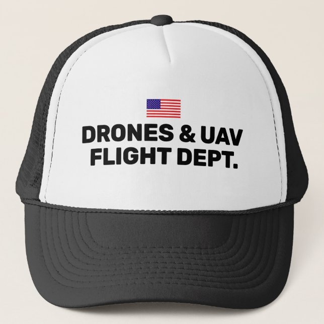 Drones & UAV Flight Dept.™ Trucker Hat (Front)