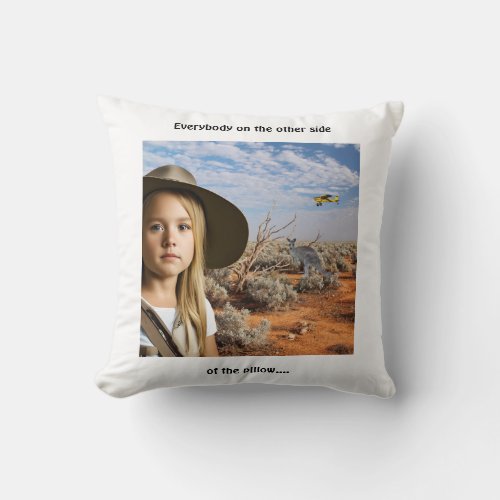 Drongo Line Katherine Clater pillow