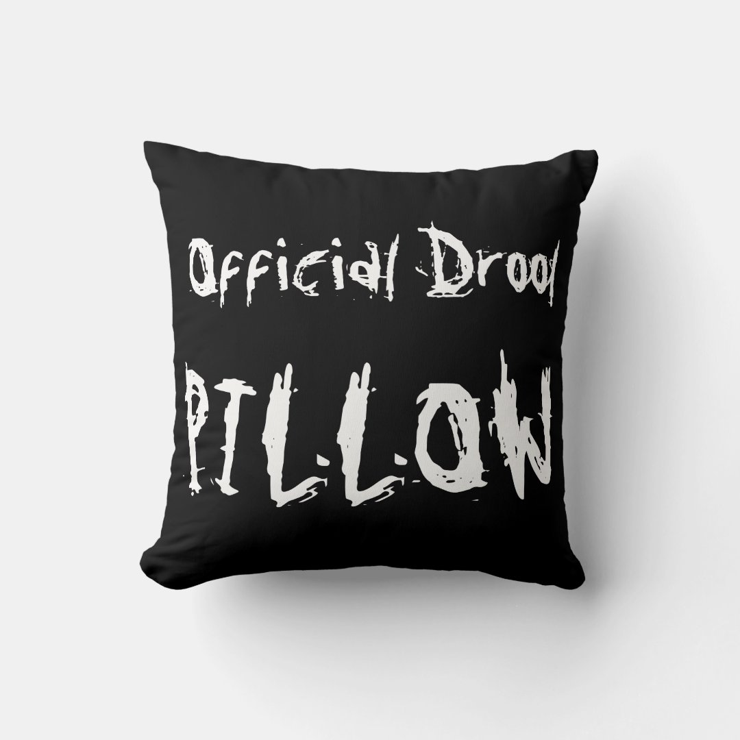 Drool Throw Pillow Zazzle