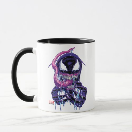 Drooling Purple Venom Illustration Mug