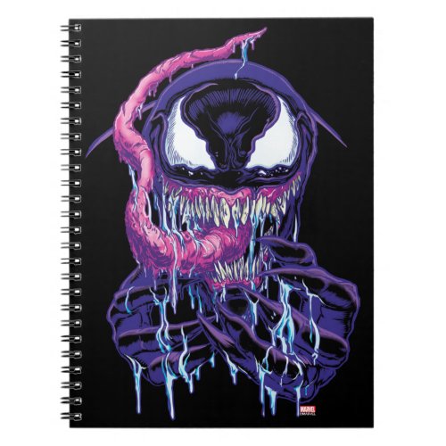 Drooling Purple Venom Illustration Notebook