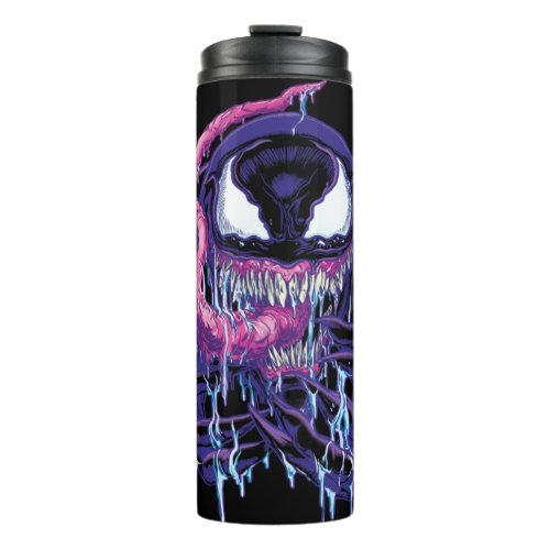 Drooling Purple Venom Illustration Thermal Tumbler