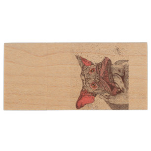 DROOLING WOOD FLASH DRIVE