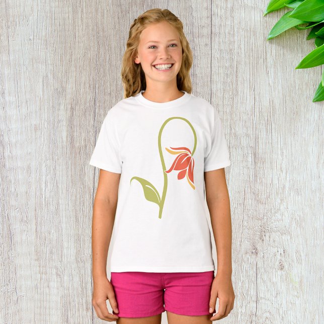 Drooping Flower Girls T-Shirt (Creator Uploaded)