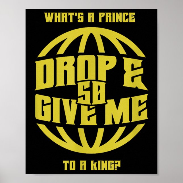 Drop And Give Me 50 (fifty) Rap Beef Pushups  Poster (Front)