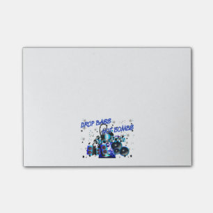 Drop Bass Not Bombs Sub vs War Post-it Notes
