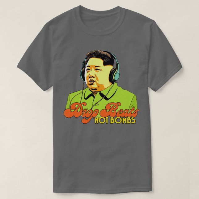 Drop Beats Not Bombs 1 T-Shirt (Design Front)