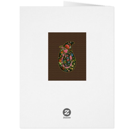 Drop decorated with flowers and birds of the art (Back)