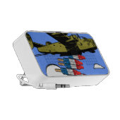 Drop Food Not Bombs Doodle Speaker (Side)