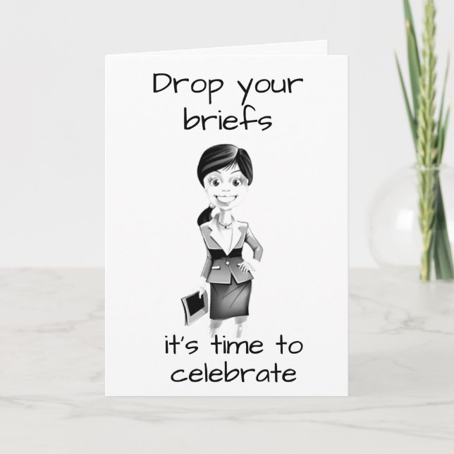 DROP HER "BRIEFS" & ENJOY **HER BIRTHDAY** CARD (Front)