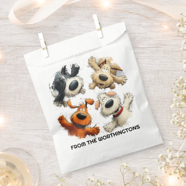 DROP IN ALL OCCASION or Holiday Favor Bag (Clipped)