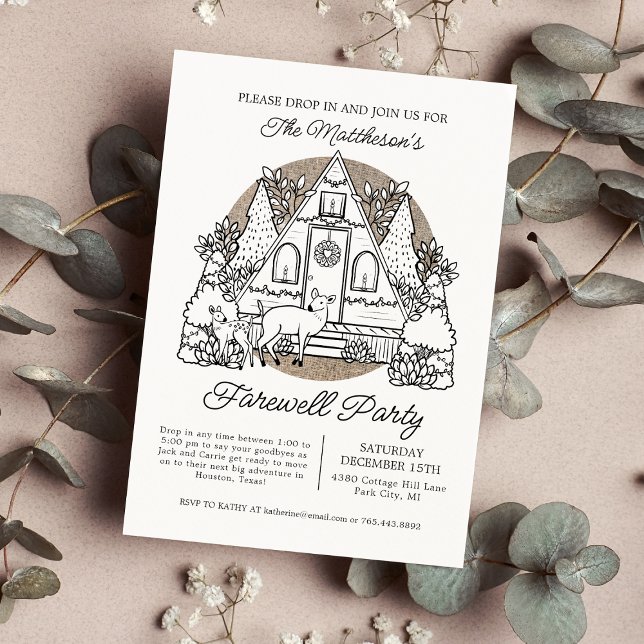 Drop In Stop By December Farewell Party Invitation (Creator Uploaded)