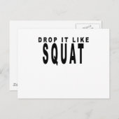 Drop it like a squat T-Shirts.png Postcard (Front/Back)