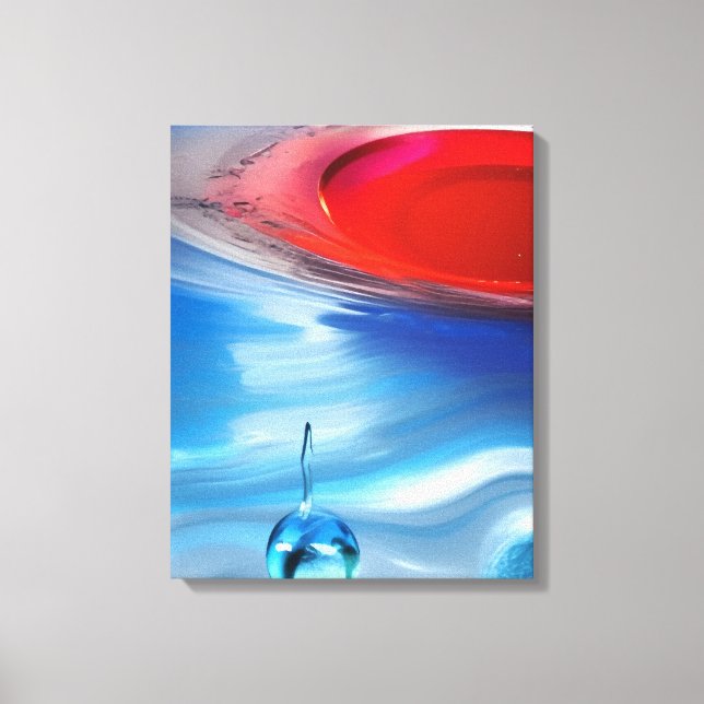 Drop of water canvas print (Front)