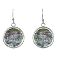 Drop Otter Earrings