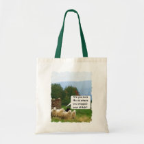 Drop Stitch Sheep Tote Bag
