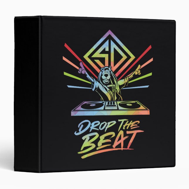 Drop the Beat: DJ Scooby-Doo 3 Ring Binder (Front/Spine)