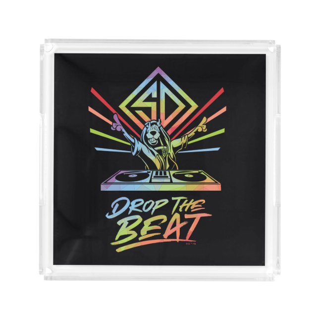 Drop the Beat: DJ Scooby-Doo Acrylic Tray (Front)