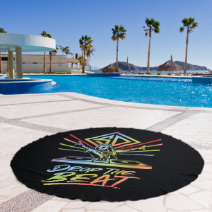 Drop the Beat: DJ Scooby-Doo Beach Towel