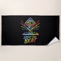 Drop the Beat: DJ Scooby-Doo Beach Towel