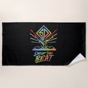 Drop the Beat: DJ Scooby-Doo Beach Towel