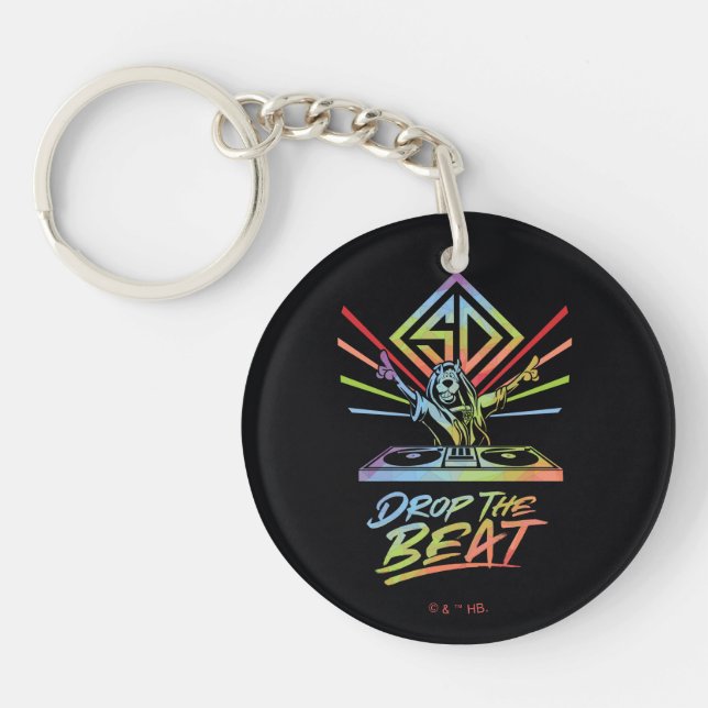 Drop the Beat: DJ Scooby-Doo Keychain (Front)