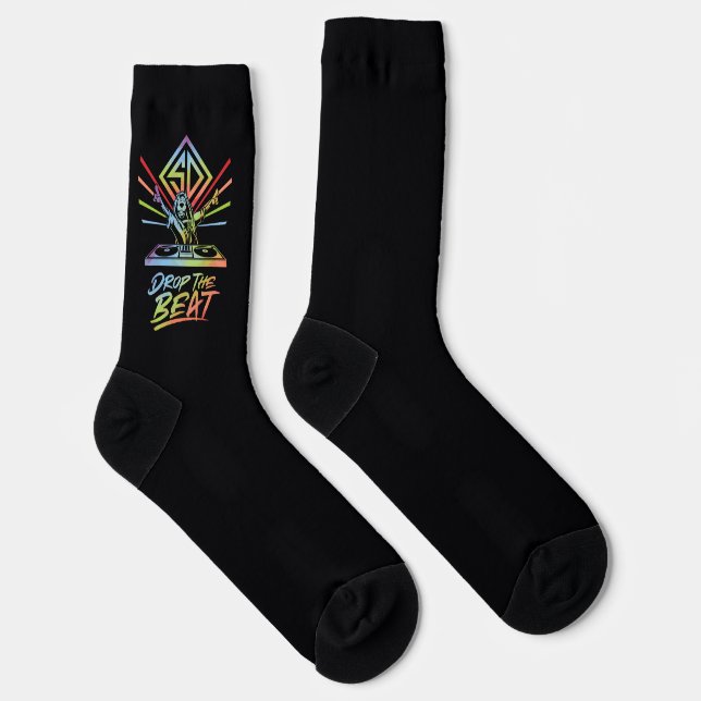 Drop the Beat: DJ Scooby-Doo Socks (Right)
