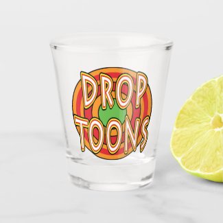 Drop Toons Shot Glass