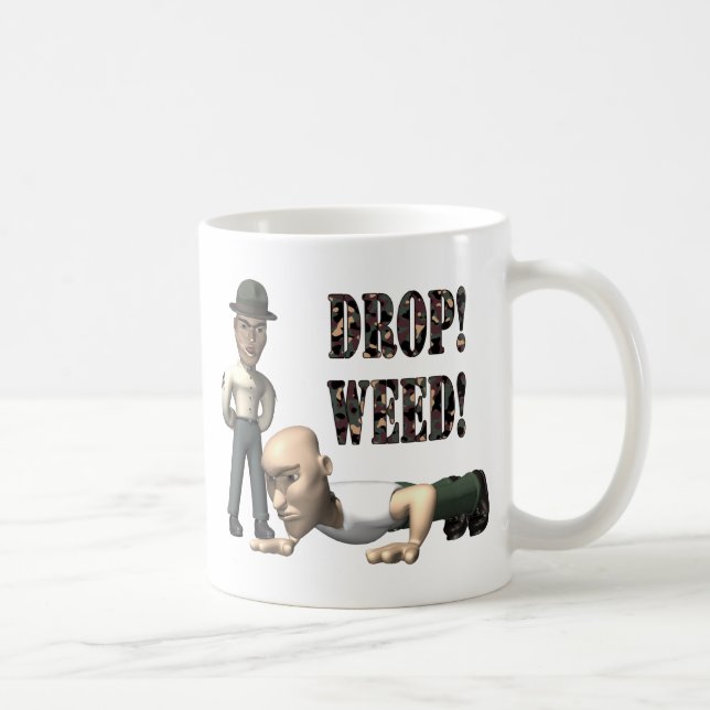 Drop Weed Coffee Mug (Right)