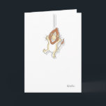 DROP YOU A LION CARD<br><div class="desc">On the front, a startled lion plummets. The message inside reads: "Just wanted to drop you a lion."</div>