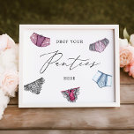 Drop Your Panties French Lingerie Bridal Shower Photo Print<br><div class="desc">Put up this fun photo print at your bridal shower!</div>