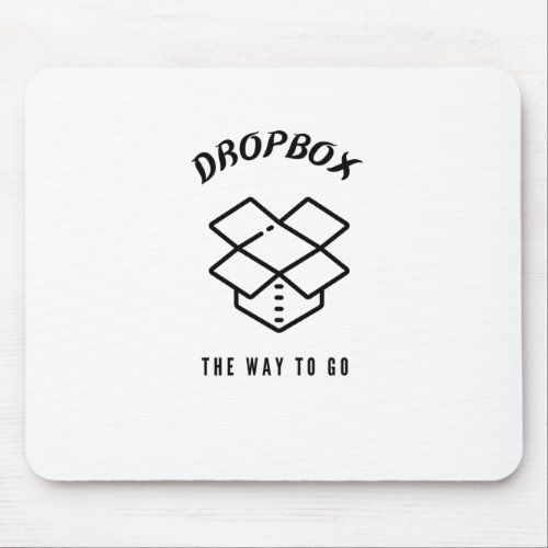Dropbox the way to go mouse pad