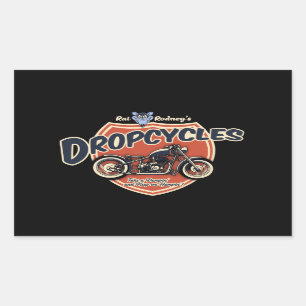 Dropcycles Rectangular Sticker