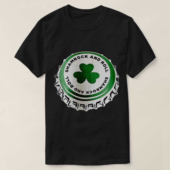 Dropkick Murphys Shamrock and Roll 1996   T-Shirt (Design Front)