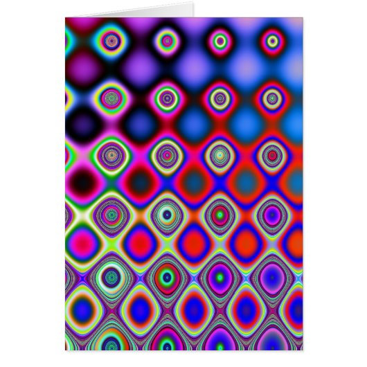 Droplets - Fractal Art Cards (Front)