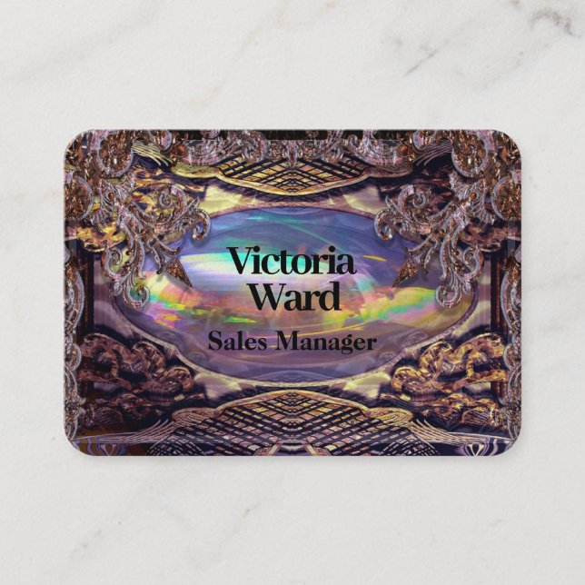 Dropletsythe Professional Business Card (Front)